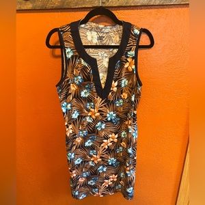 Land’s End M/P sundress -‎ beach coverup TROPICAL print!